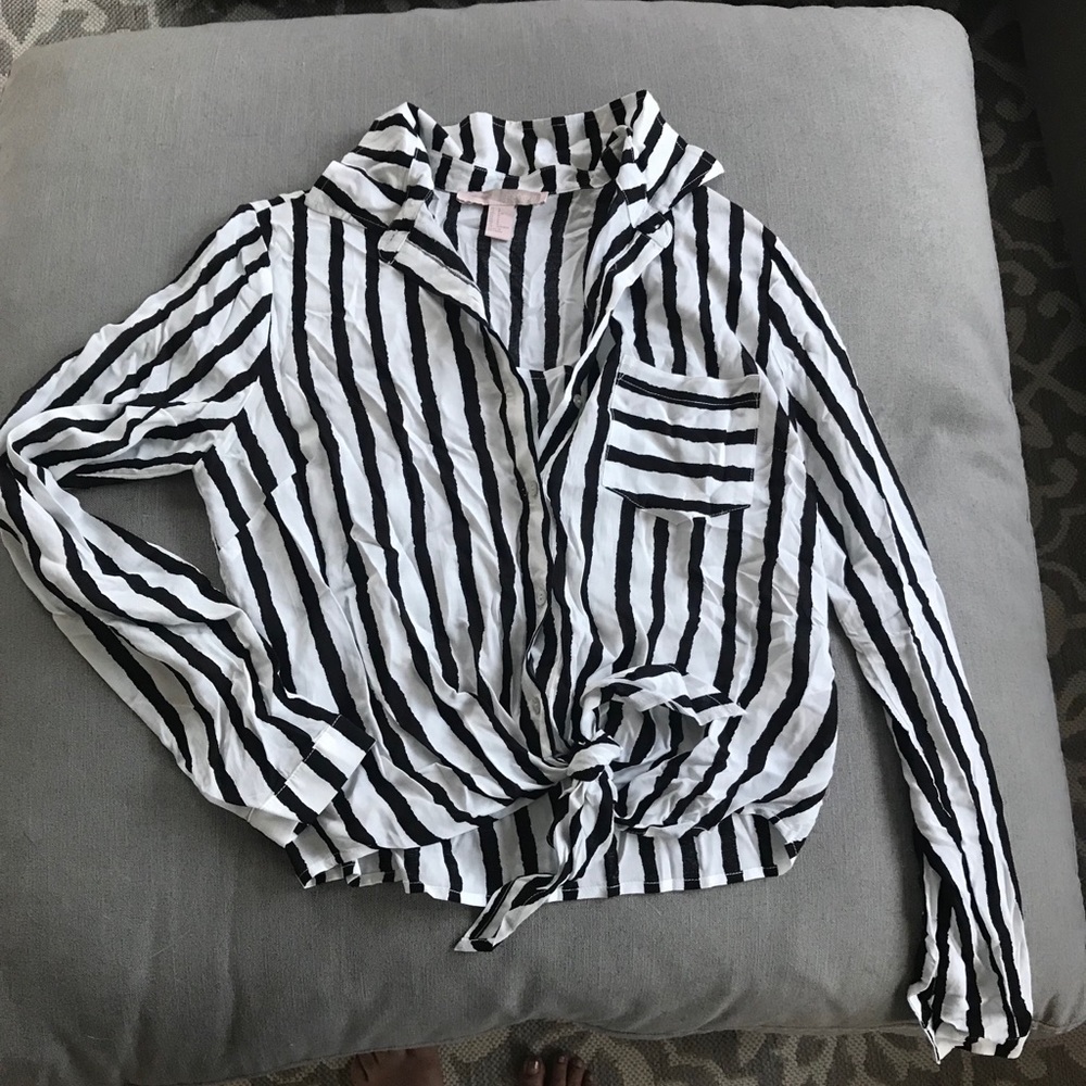 Forever 21 striped button up